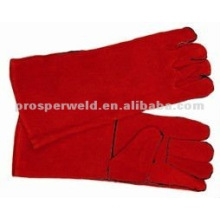 Rote Schweißhandschuhe